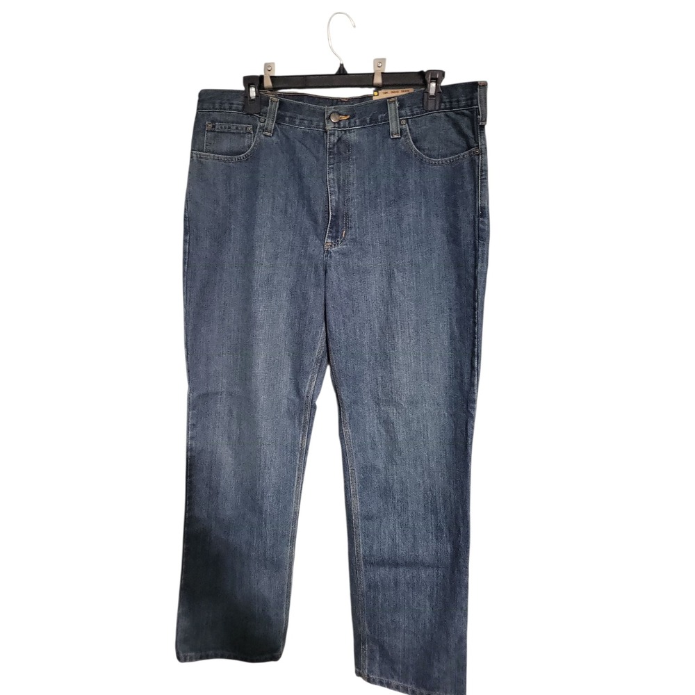 Carhartt Relaxed Fit 5-Pocket Jeans Men's 40x32 Frontier Blue Casual Denim